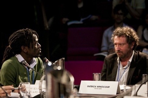 Emmanuel Jal and Patrick Winocour