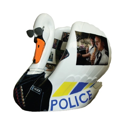 Hot Fuzz swan