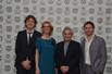 IFFR's Rutger Wolfson and Janneke Staarink with Fundashon Bon Intenshon president Gregory Elias and filmmaker Kevin Macdonald