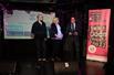 2011 winner Jaimie D’Cruz, HotDocs' Charlotte Cook, and Cinema Eye founder AJ Schnack
