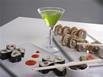 Martini and sushi