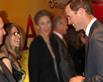 Alix Tidmarsh meeting Prince William at African Cats premiere