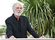 Director Michael Haneke at the photo call of "The White Band" at the 62nd Cannes Film Festival in Cannes