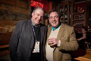 BFC/Film London head Adrian Wootton and Prescience's Paul Brett