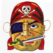 Vintage Japanese pirate mask