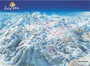 Les Arcs piste map