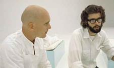 Lucas on the set of THX 1138