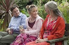 Lesley Manville (centre)
