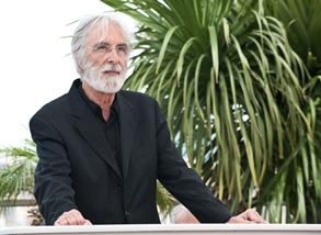 Director Michael Haneke at the photo call of "The White Band" at the 62nd Cannes Film Festival in Cannes