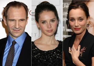 Ralph Fiennes, Felicity Jones, Kristin Scott Thomas 