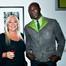 Vanessa Feltz with Ozwald Boateng