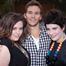 Francesca Gasteen (left), Ryan Kwanten (centre) and Cindy Nelson