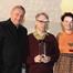 Todd Solondz gets the Indie Star award from festival director Roman Gutek and programme director Urszula Sniegowska