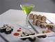 Martini and sushi
