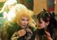 Fashion designer Pam Hogg (left)