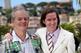Bill Murray and Wes Anderson at the photo call for opening film Moonrise Kingdom.