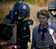 Max Winkler on the set of Ceremony