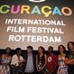 Kevin Macdonald and winners of the student short-film competition