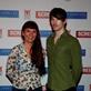 Producer Melanie Coombs with Star of Tomorrow animator Stewart Comrie