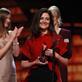 Lars von Trier's wife Bengt Froge accepts the best film honours on his behalf