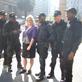 Screen's Wendy Mitchell with some SWAT guys.