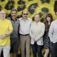 The Barberian Sound Studio gang: Keith Griffiths, producer, Antonio Mancino, actor, Peter Strickland, director, Toby Jones, actor, Mary Burke, producer and Cosimo Fusco, actor.
