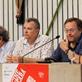 Fernando Meirelles and Wolney Oliveira at the Meirelles conference and workshop