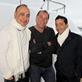 Aviv Gelardi and David Glasser at a lunch hosted by Len Blavatnik, Harvey Weinstein and Warner Music