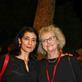 Festival director Pnina Blayer with Hiam Abbass